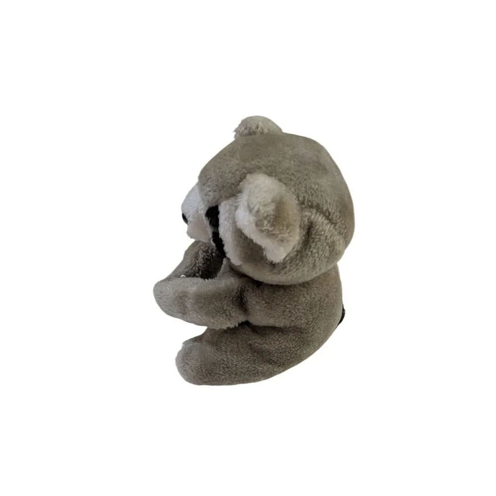 Small Raccoon Plush Stuffed‎ Animal Gray Masked Woodland Toy 6 Inch